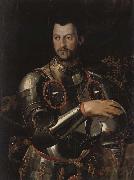 Cosimo I dressed in a portrait of Qingqi Breastplate ALLORI Alessandro